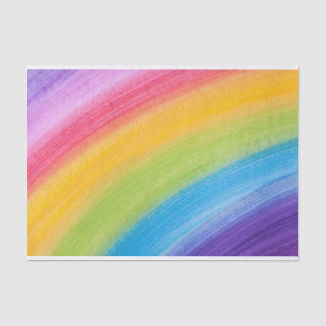 irgendwo über dem Regenbogenpapier Seidenpapier (Vorderseite)