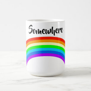 Irgendwo über der Tasse des Regenbogens