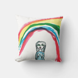 Irgendwo unter einem Regenbogenkissen Kissen