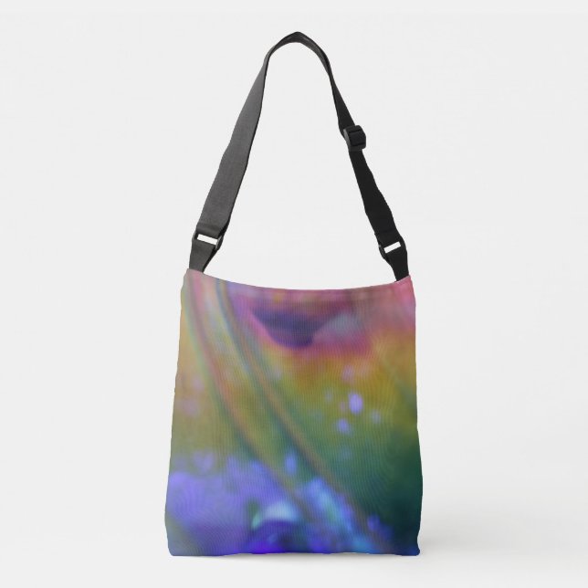 Iridescence Crossbody Tragetaschen Mit Langen Trägern (Vorderseite)