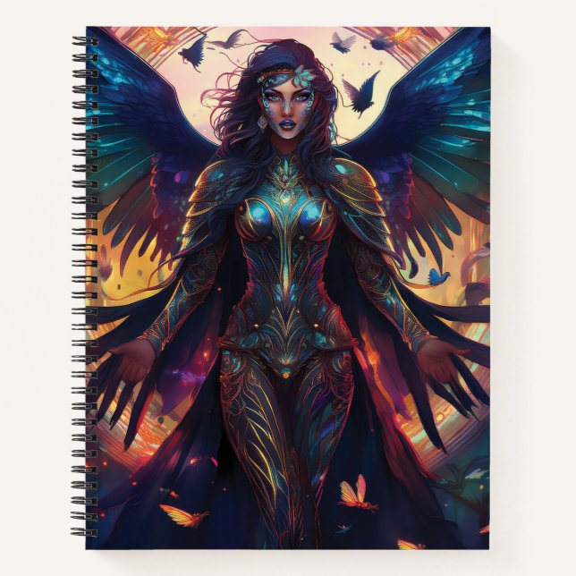Iridescent Angel Notizbuch (Vorderseite)