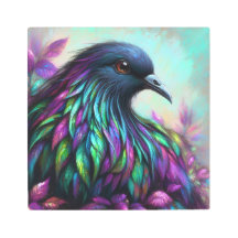 Iridescent Avity: Pastel Feathered Splendor