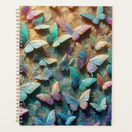 Iridescent Butterfly Garden Planer