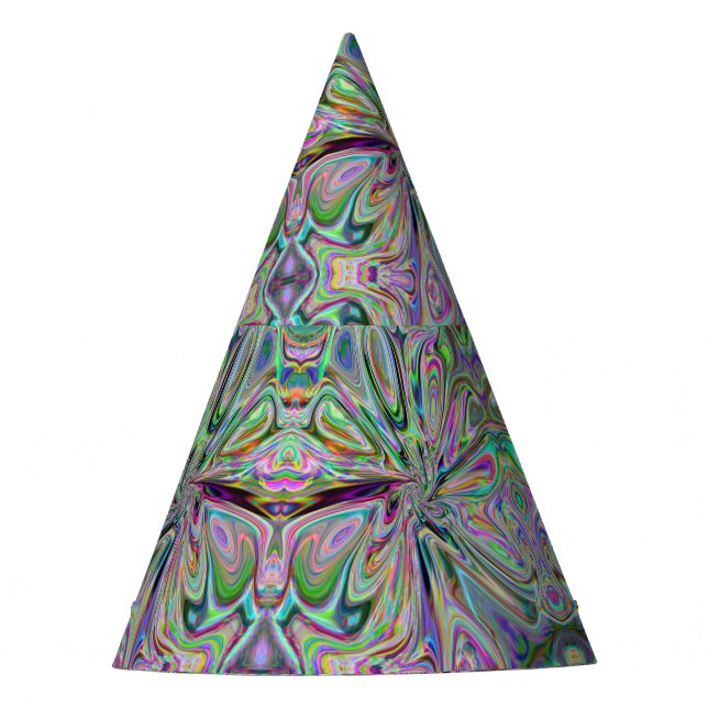 Iridescent Chrome 1 Partyhütchen (Vorderseite)