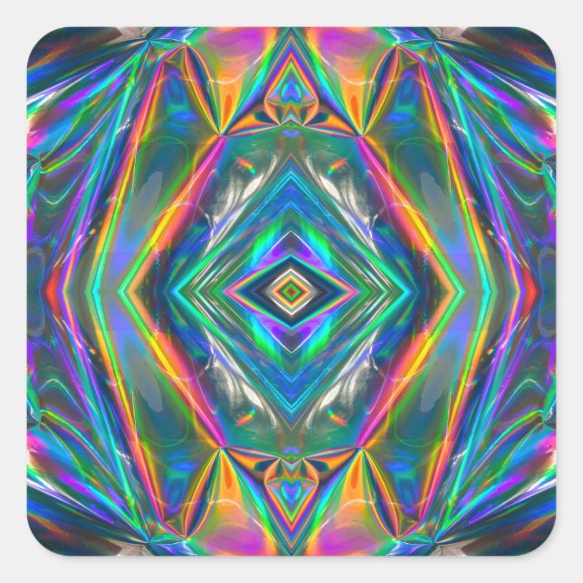 Iridescent Chrome Sticker (Vorderseite)