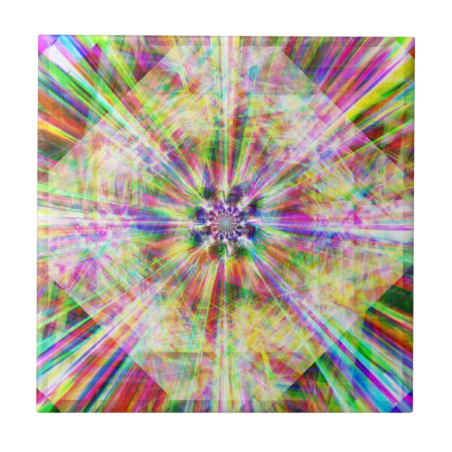 Iridescent Chrome Thirteen Fliese (Vorderseite)