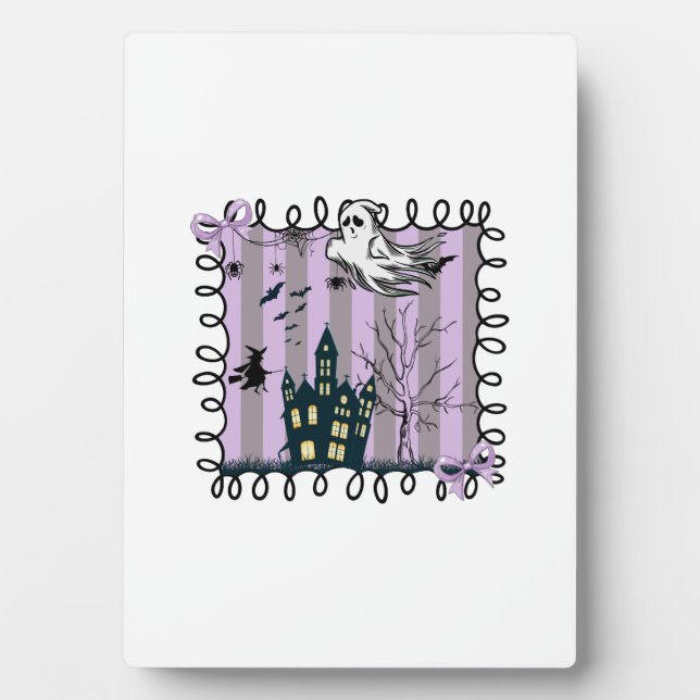 Iridescent Coquette Halloween Fotoplatte (Vorderseite)