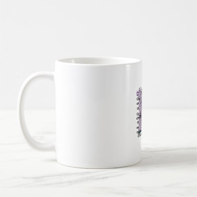 Iridescent Coquette Halloween Kaffeetasse (Links)
