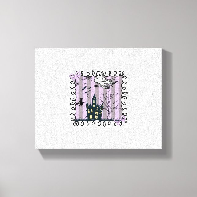 Iridescent Coquette Halloween Leinwanddruck (Vorderseite)