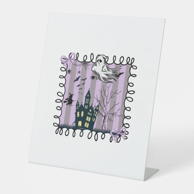 Iridescent Coquette Halloween Sockelschild (Vorderseite)