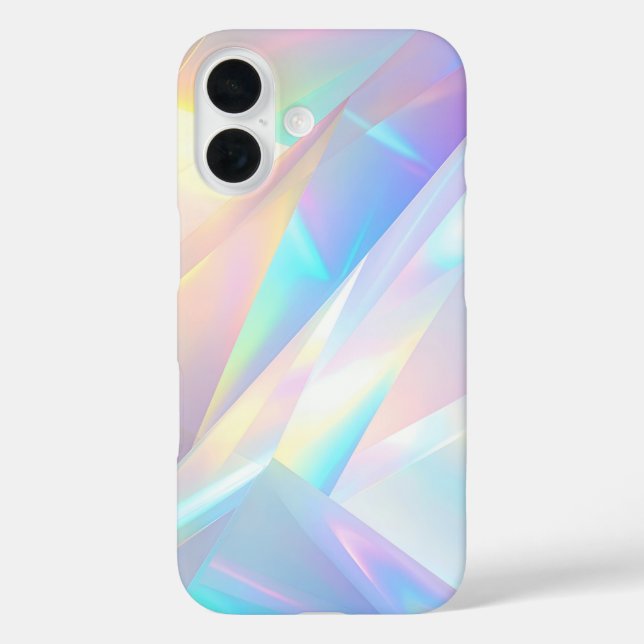 Iridescent Crystal Prism Holographic Design Case-Mate iPhone Hülle (Rückseite)