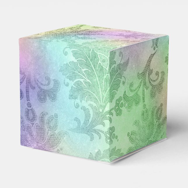 Iridescent Damask Geschenkschachtel (Rückseite)