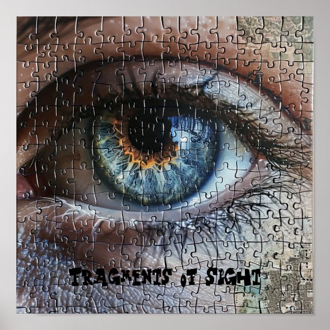 Iridescent Eye Puzzle Poster (Vorne)