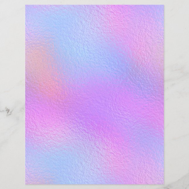 Iridescent Faux Foil Scrapbook Paper No. 63 (Vorderseite)
