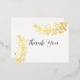 Iridescent Foil danke Folie Einladungspostkarte