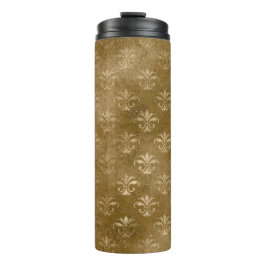 Iridescent Gold Damask Thermosbecher