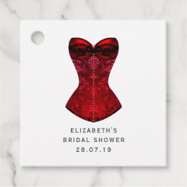 Iridescent Gothic Crimson Red Hexe Geschenkanhänger