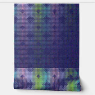 Iridescent Holographic Dots Pattern Tapete
