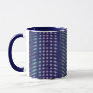 Iridescent Holographic Dots Pattern Tasse