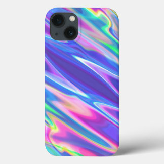 Iridescent Holographic Foil Lila Green Blue Pink Case-Mate iPhone Hülle