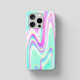 Iridescent Holographic Liquid Swirl Case-Mate iPhone Hülle