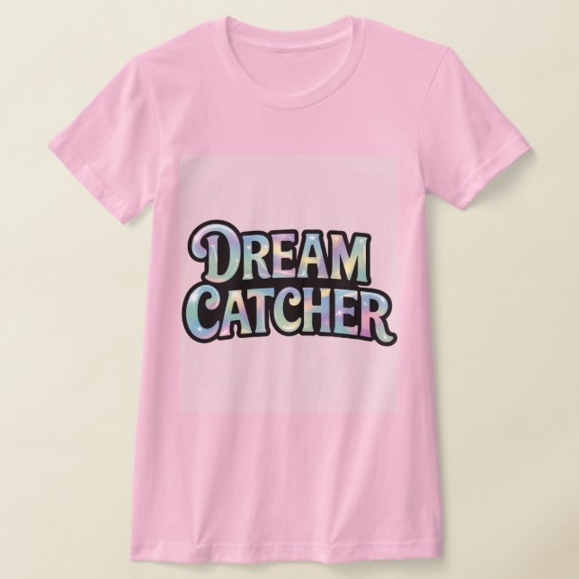 Iridescent Holographic Pink Dream Catcher T - Shir T-Shirt (Ablage )