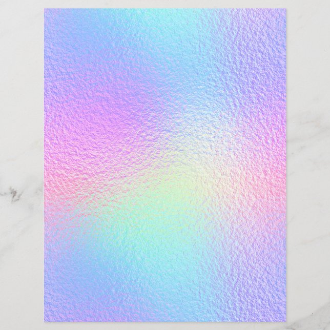 Iridescent Imitats Foil Scrapbook Paper Nr. 3 (Vorderseite)