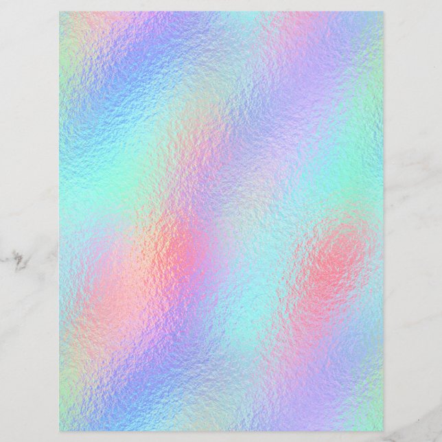 Iridescent Imitats Foil Scrapbook Paper Nr. 53 (Vorderseite)