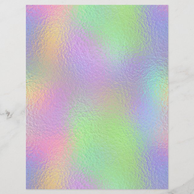 Iridescent Imitats Foil Scrapbook Paper Nr. 66 (Vorderseite)