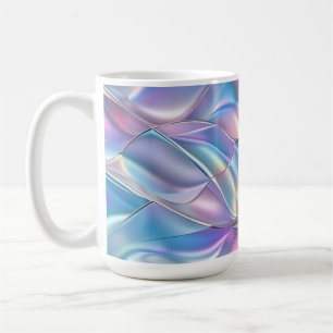 Iridescent Metallic 6 geometrisch Kaffeetasse