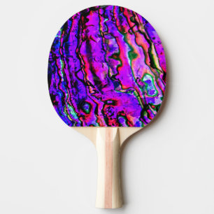 Iridescent Metallic Marble Blue Green Lila Pink Tischtennis Schläger