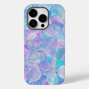 Iridescent Opal Glass Cabochons Case-Mate iPhone 14 Pro Hülle