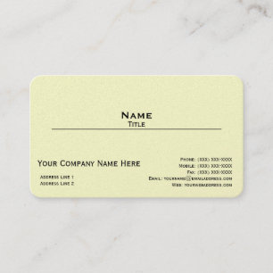 Iridescent Pearl Finish Business Card (Stil 4) Visitenkarte