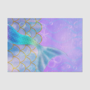 Iridescent Pearl Shimmer Meerjungfrau Geburtstagsp Seidenpapier