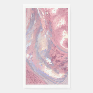 Iridescent Pink and Purple Sequin Serviette