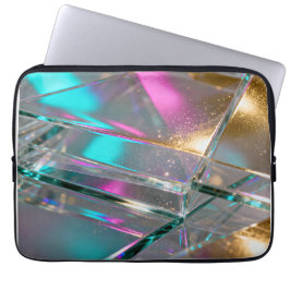 Iridescent Rainbow  - Holographic Glitter  Laptopschutzhülle