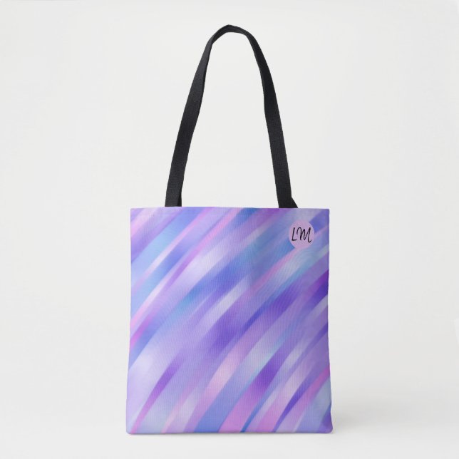Iridescent Ribbons Personalisiert Tote Bag (Vorderseite)