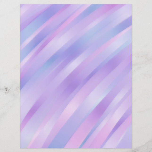 Iridescent Ribbons Scrapbook Paper (Vorderseite)