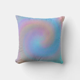 Iridescent Spiral Kissen