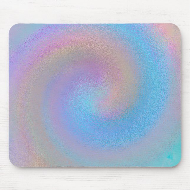 Iridescent Spiral Mousepad (Vorne)