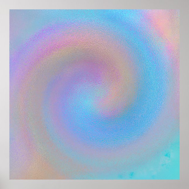 Iridescent Spiral Poster (Vorne)