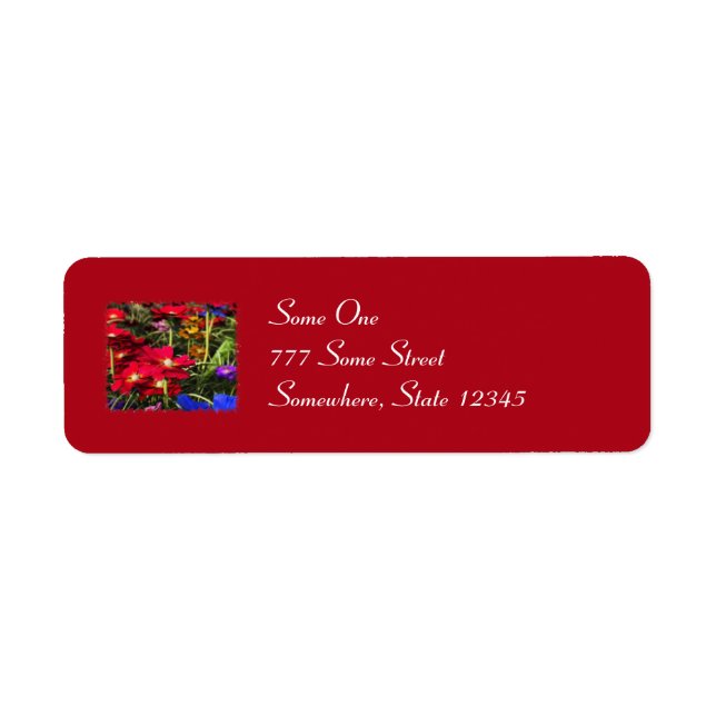 Iridescent Spring Address Labels (Vorne)