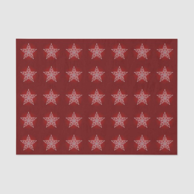 Iridescent Star Tissue Paper Seidenpapier (Vorderseite)