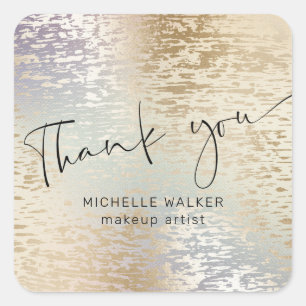 Iridescent Textured Luxury Danke Sticker