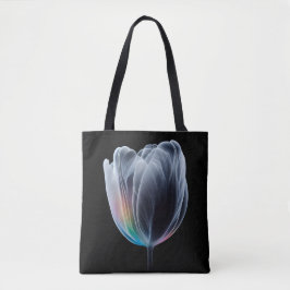 Iridescent Tulip auf schwarz