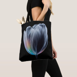 Iridescent Tulip auf schwarz