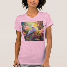 Iridesing Wing Cockatiel Fantasy Bird T-Shirt