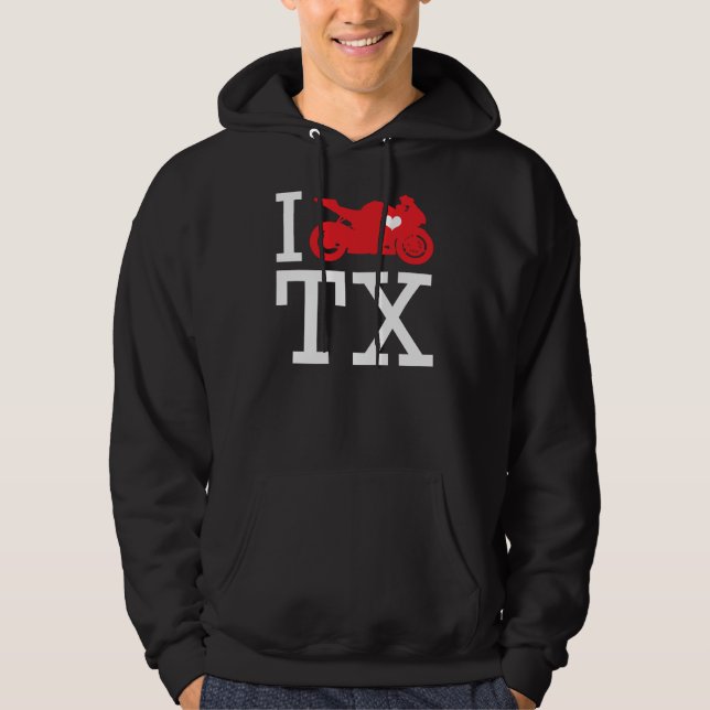 IRideTexas Hoodie (Vorderseite)