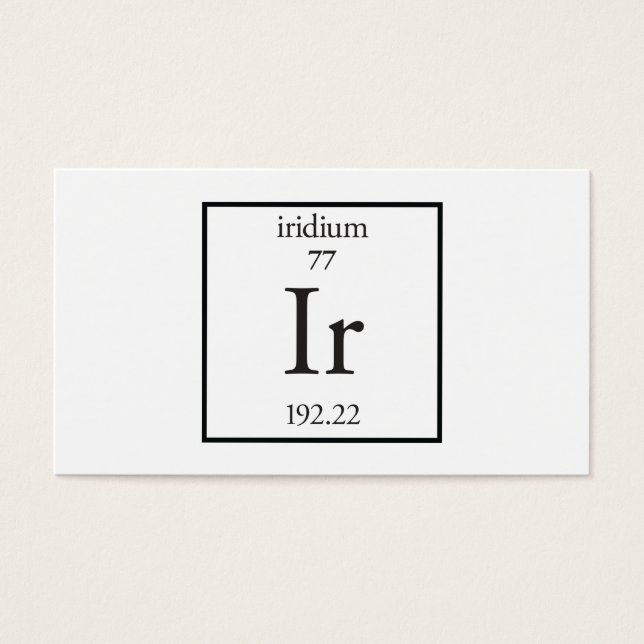 Iridium (Vorderseite)