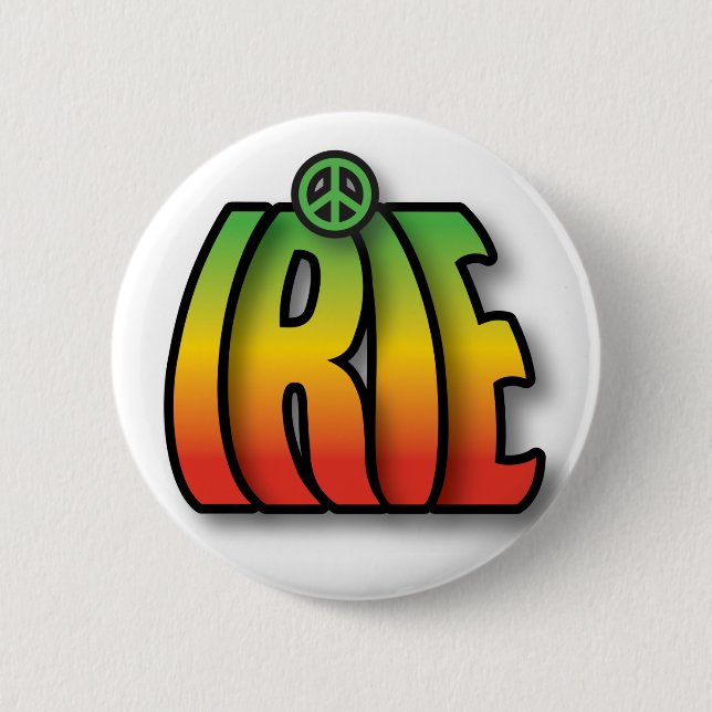 IRIE Frieden Button (Vorderseite)
